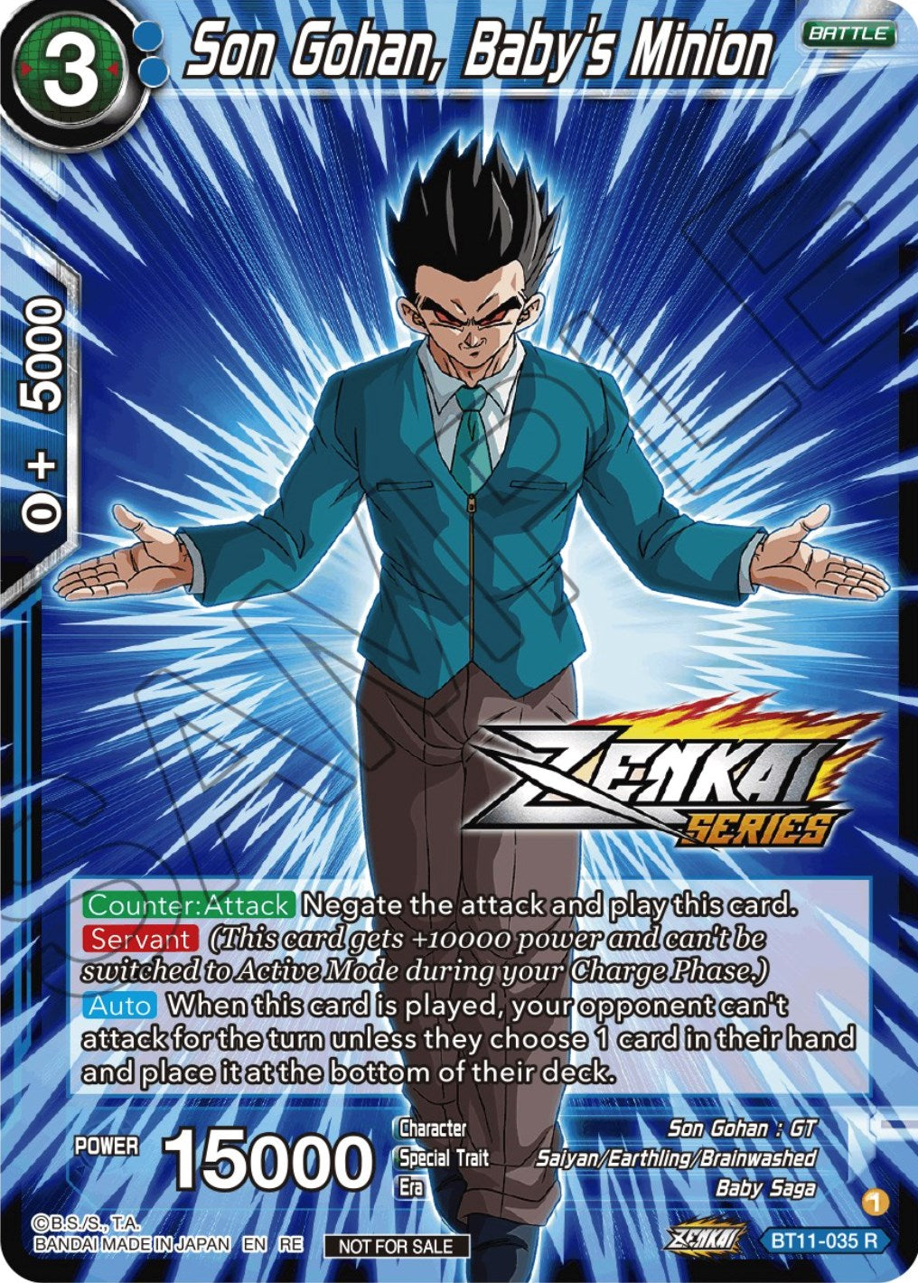 Son Gohan, Baby's Minion (Event Pack 12) (BT11-035) [Tournament Promotion Cards] | Black Swamp Games