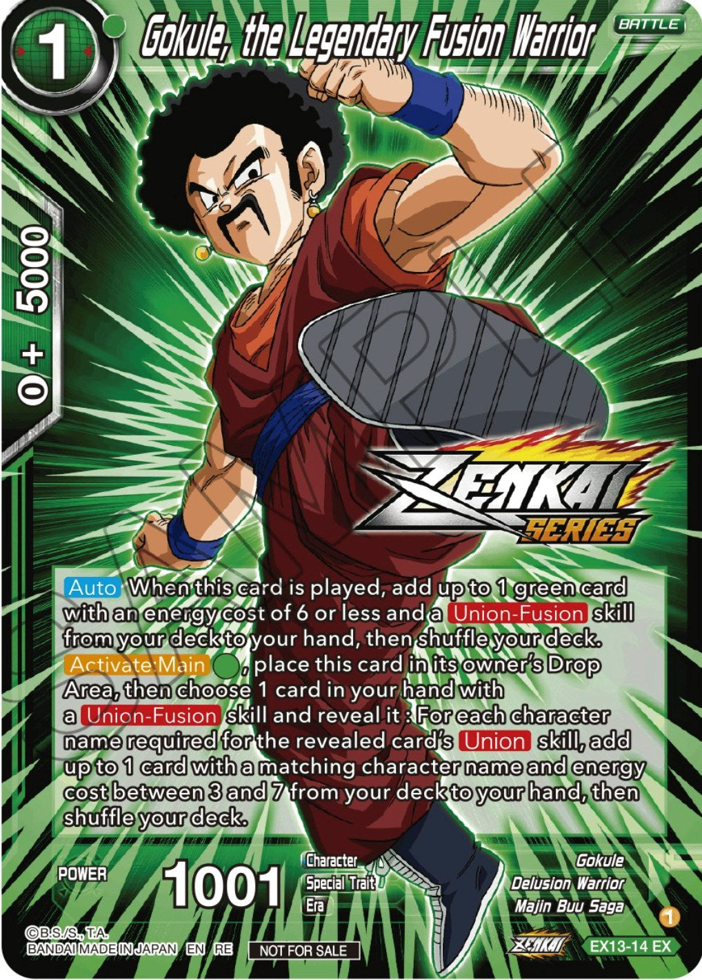 Gokule, the Legendary Fusion Warrior (Event Pack 12) (EX13-14) [Tournament Promotion Cards] | Black Swamp Games