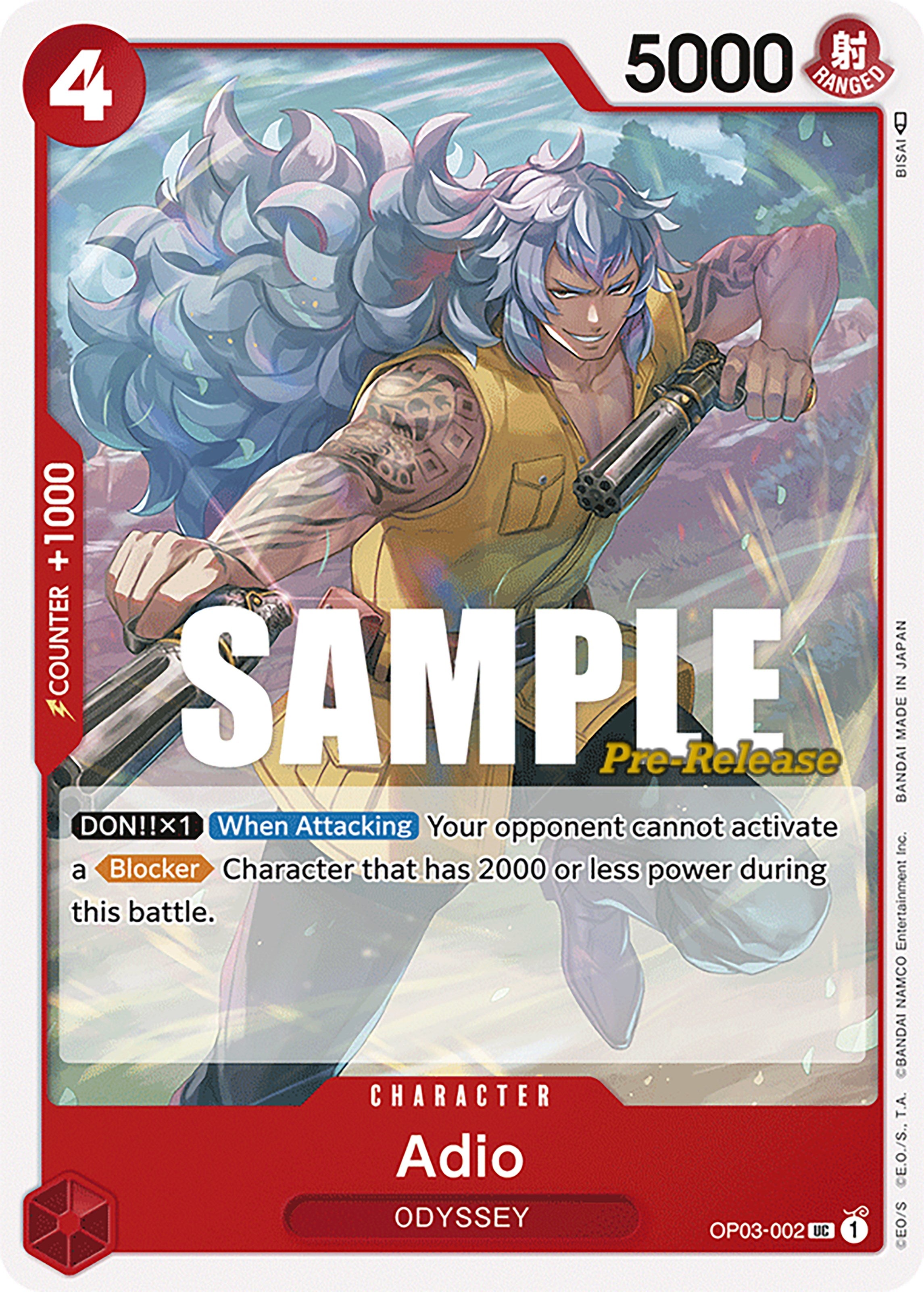 Adio [Pillars of Strength Pre-Release Cards] | Black Swamp Games
