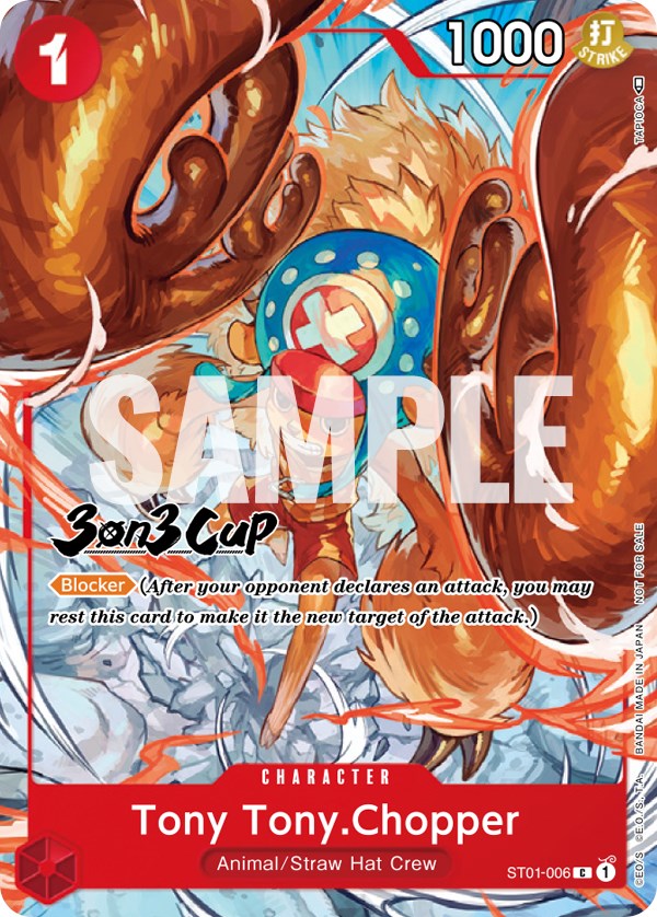 Tony Tony.Chopper (3-on-3 Cup) [Participant] [One Piece Promotion Cards] | Black Swamp Games