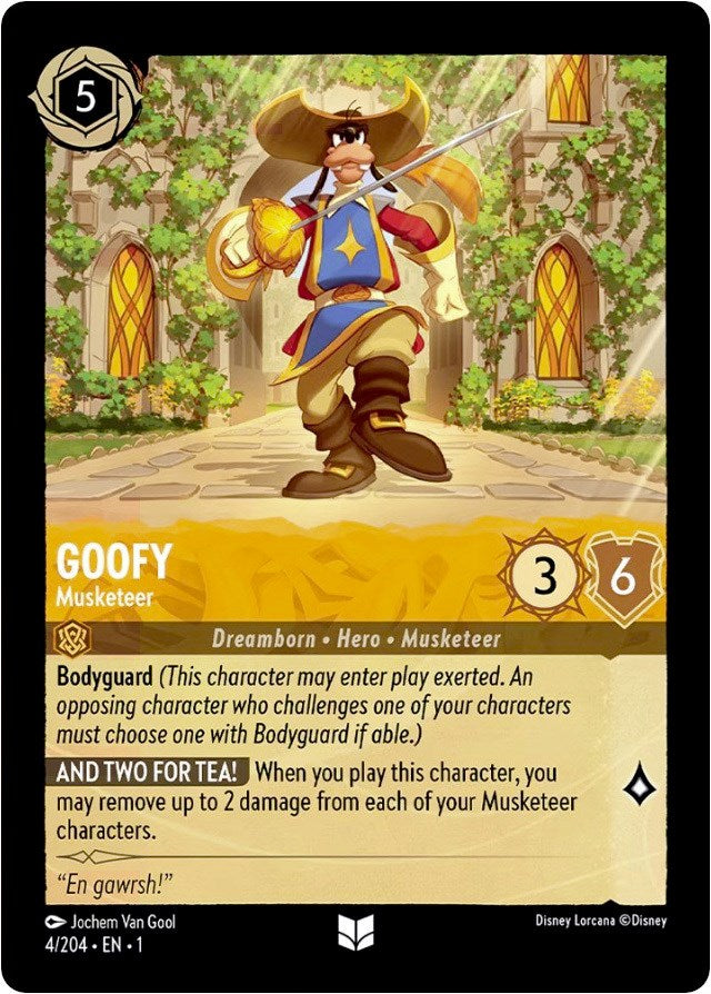 Goofy - Musketeer (4/204) [The First Chapter] | Black Swamp Games
