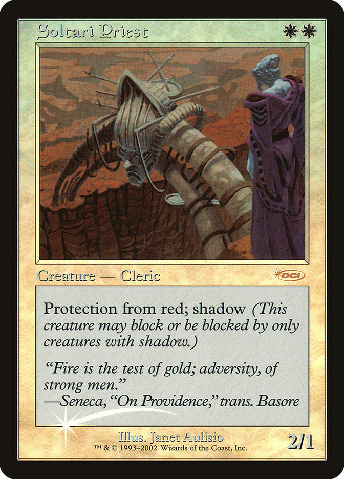 Soltari Priest [Friday Night Magic 2002] | Black Swamp Games