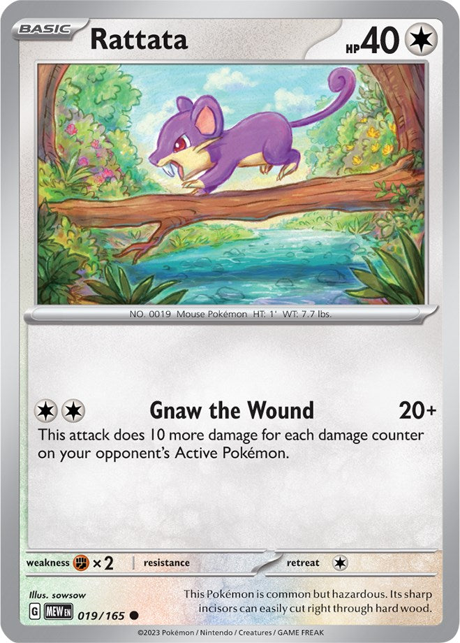 Rattata (019/165) [Scarlet & Violet: 151] | Black Swamp Games