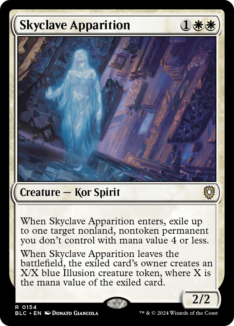 Skyclave Apparition [Bloomburrow Commander] | Black Swamp Games