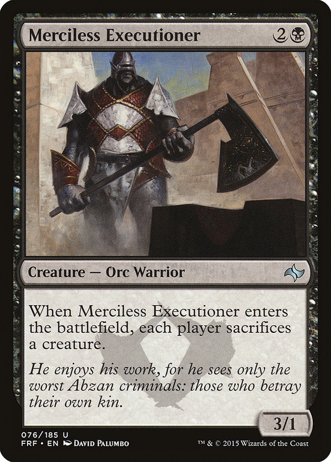 Merciless Executioner [Fate Reforged] | Black Swamp Games