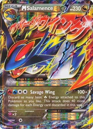 M Salamence EX (XY171) (Jumbo Card) [XY: Black Star Promos] | Black Swamp Games