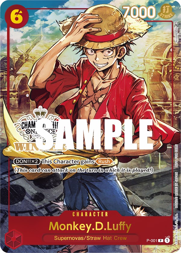 Monkey.D.Luffy (Store Championship Trophy Card) [One Piece Promotion Cards] | Black Swamp Games