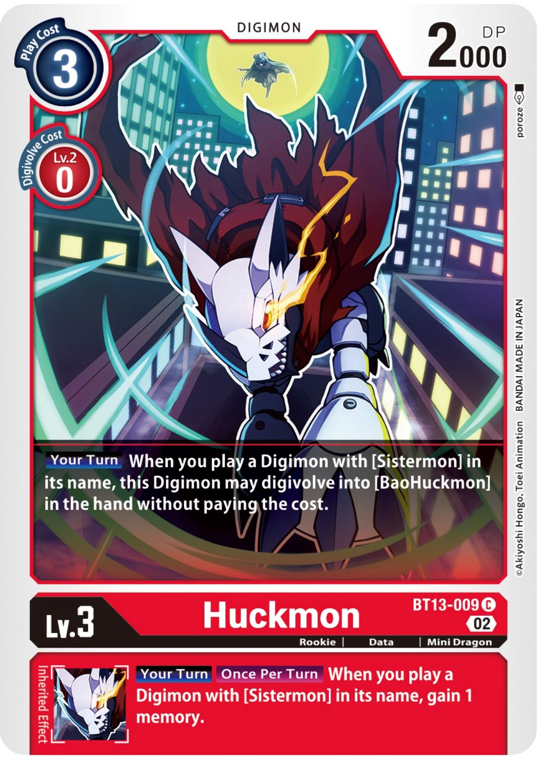 Huckmon [BT13-009] [Versus Royal Knights Booster] | Black Swamp Games