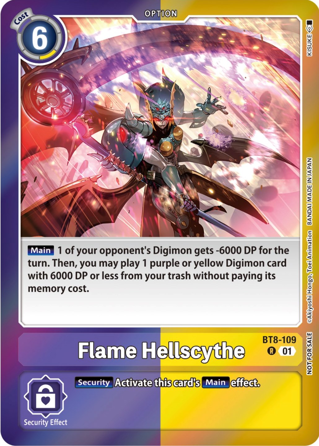 Flame Hellscythe [BT8-109] (Event Pack 5) [New Awakening Promos] | Black Swamp Games