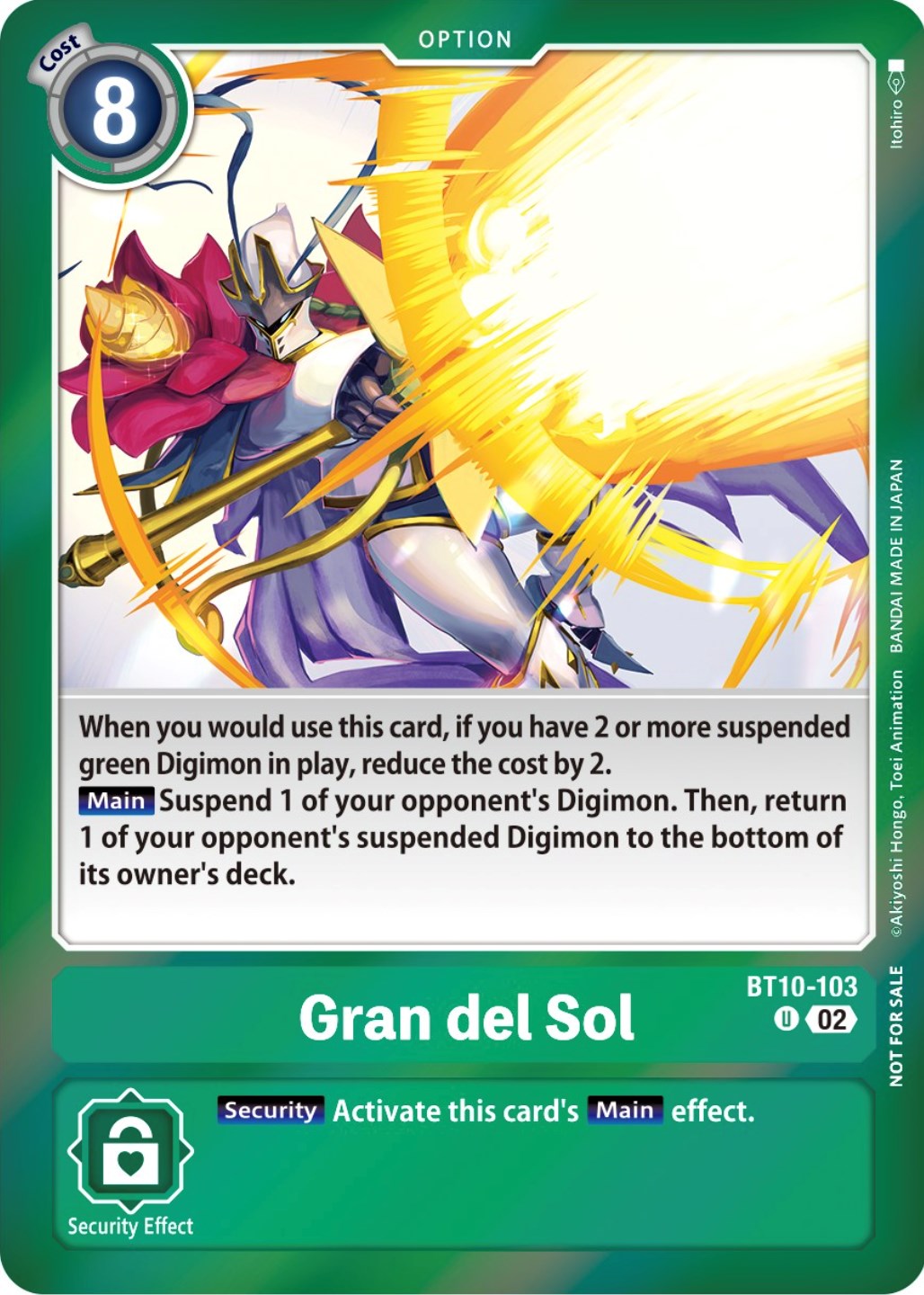 Gran del Sol [BT10-103] (Event Pack 5) [Xros Encounter Promos] | Black Swamp Games