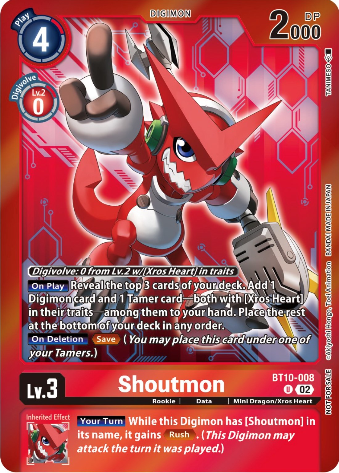 Shoutmon [BT10-008] (Event Pack 5) [Xros Encounter Promos] | Black Swamp Games