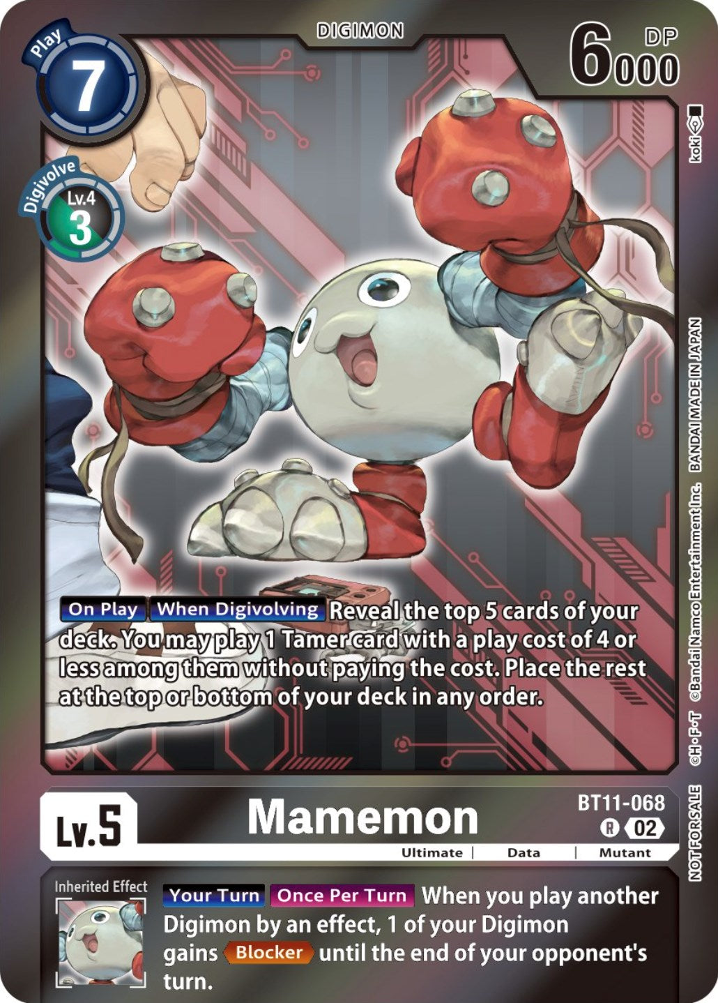 Mamemon [BT11-068] (Event Pack 5) [Dimensional Phase Promos] | Black Swamp Games