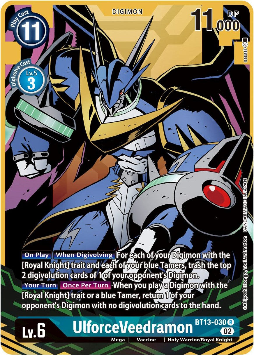 UlforceVeedramon [BT13-030] (Alternate Art) [Versus Royal Knights Booster] | Black Swamp Games