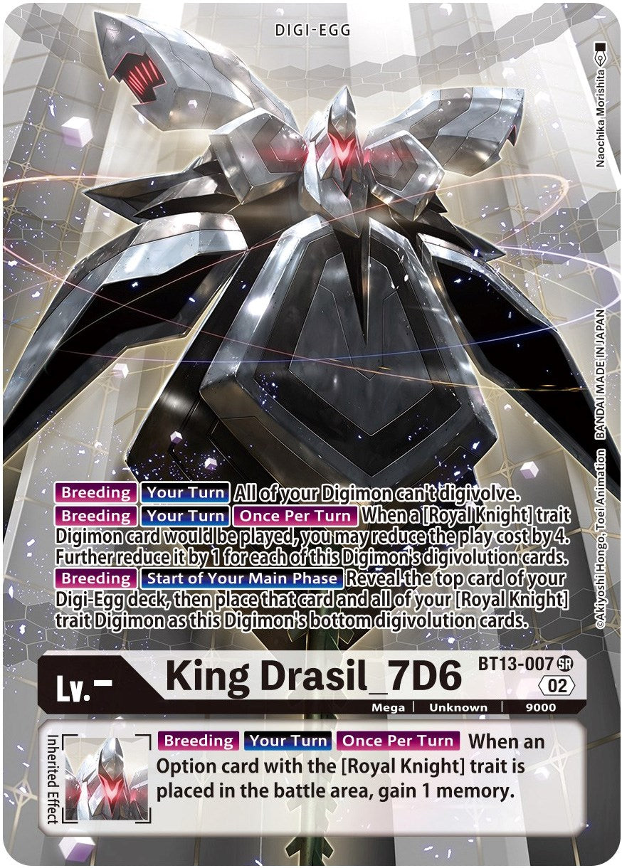 King Drasil_7D6 [BT13-007] (Alternate Art) [Versus Royal Knights Booster] | Black Swamp Games