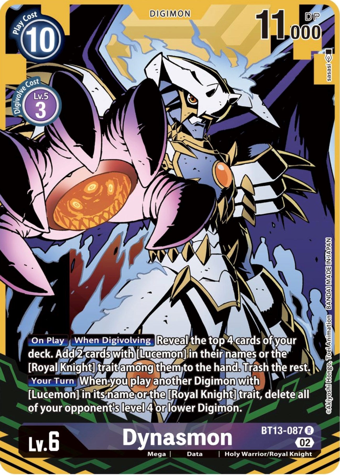 Dynasmon [BT13-087] (Alternate Art) [Versus Royal Knights Booster] | Black Swamp Games