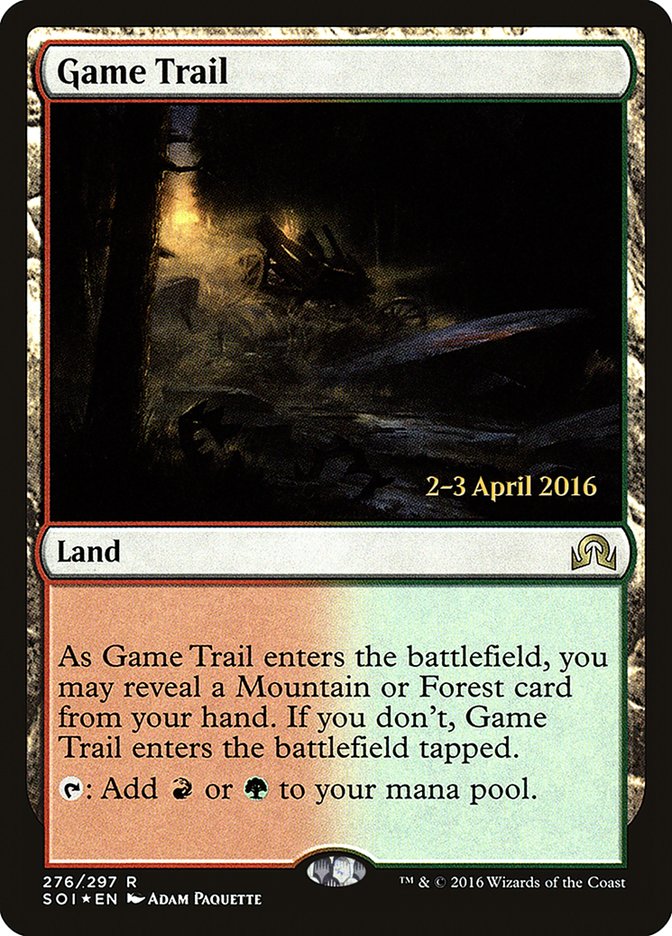 Game Trail [Shadows over Innistrad Prerelease Promos] | Black Swamp Games