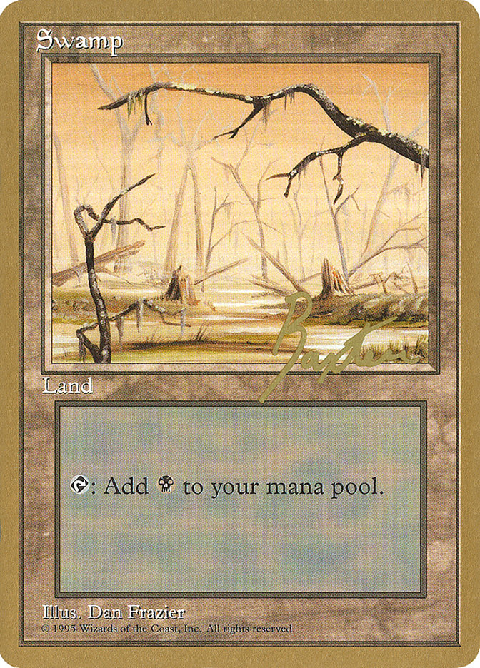 Swamp (gb370) (George Baxter) [Pro Tour Collector Set] | Black Swamp Games