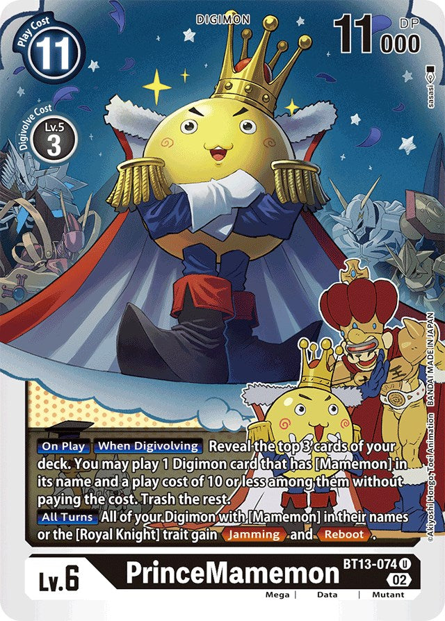 PrinceMamemon [BT13-074] [Versus Royal Knights Booster] | Black Swamp Games