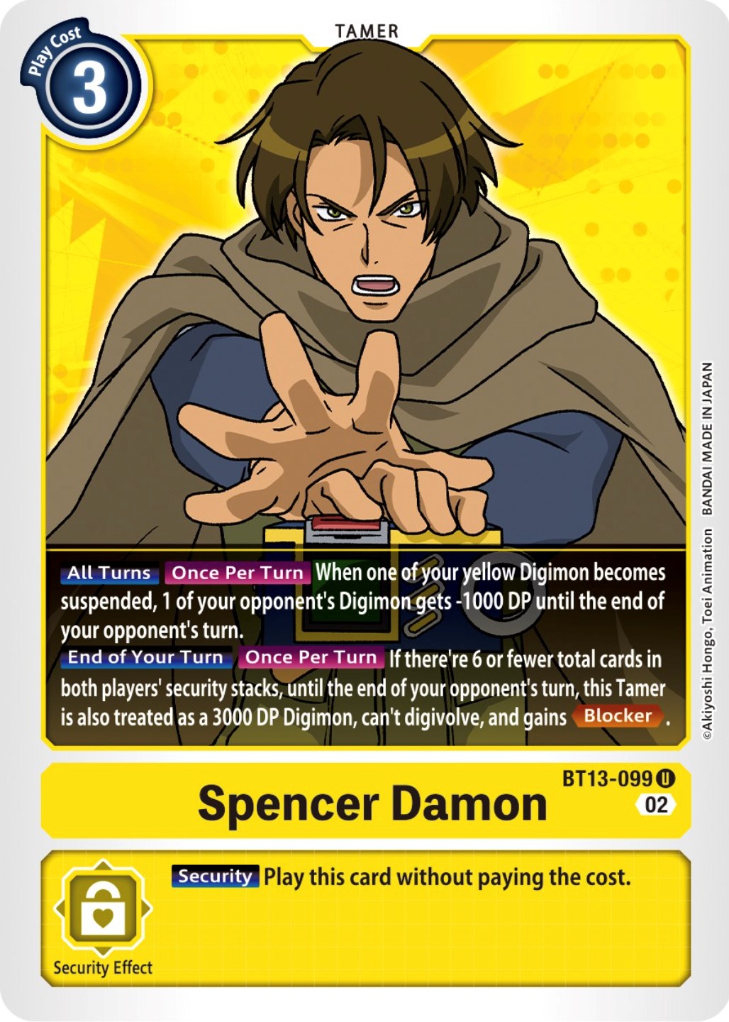 Spencer Damon [BT13-099] [Versus Royal Knights Booster] | Black Swamp Games