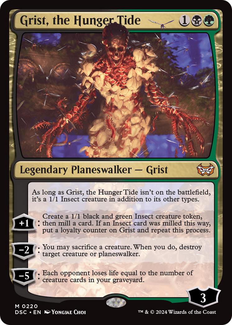 Grist, the Hunger Tide [Duskmourn: House of Horror Commander] | Black Swamp Games