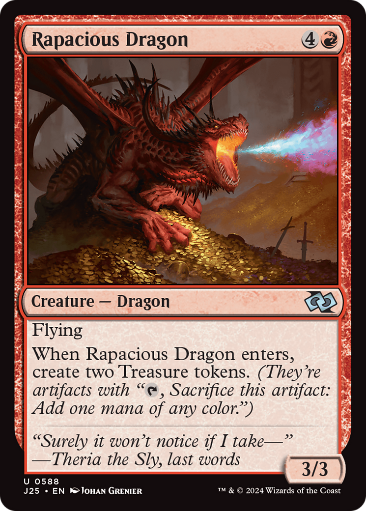 Rapacious Dragon [Foundations Jumpstart] | Black Swamp Games