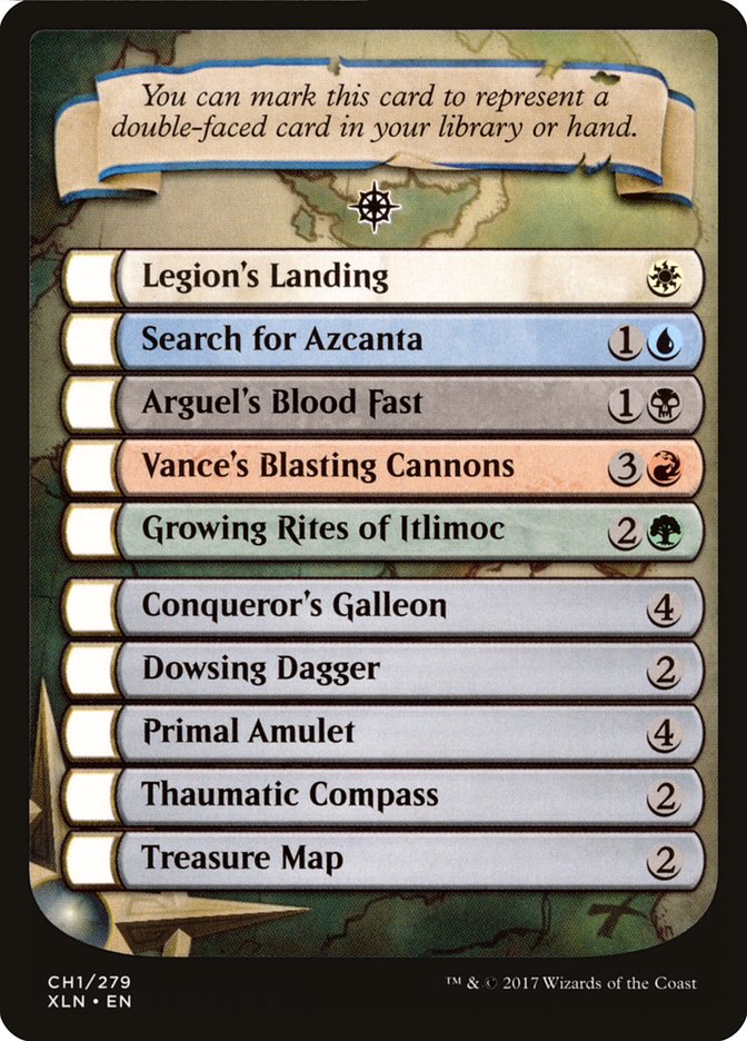 Ixalan Checklist [Ixalan Tokens] | Black Swamp Games