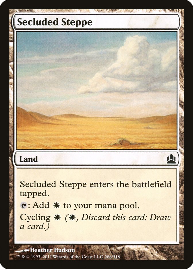 Secluded Steppe [Commander 2011] | Black Swamp Games