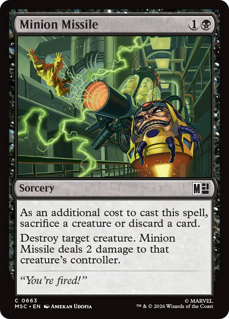 Minion Missile [Marvel Super Heroes Commander] | Black Swamp Games