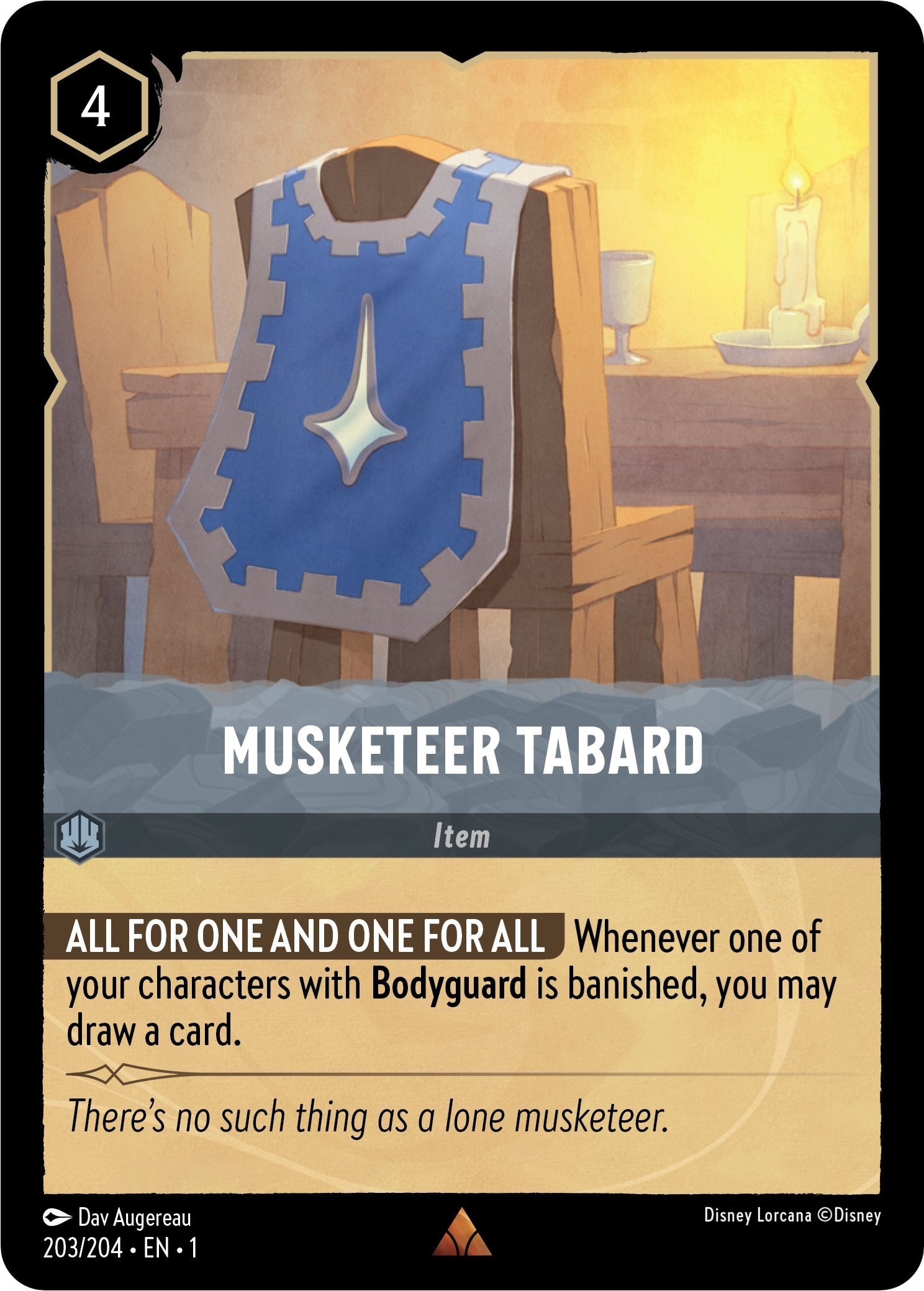 Musketeer Tabard (203/204) [The First Chapter] | Black Swamp Games