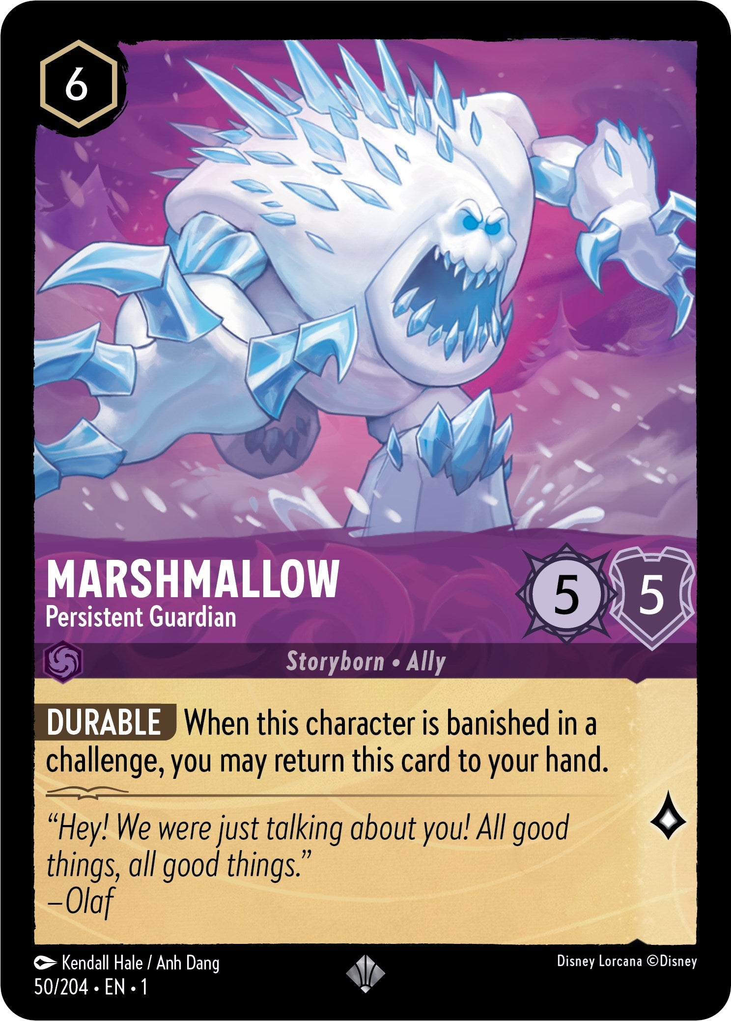 Marshmallow - Persistent Guardian (50/204) [The First Chapter] | Black Swamp Games