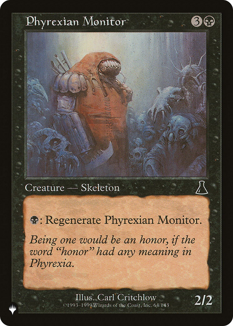 Phyrexian Monitor [The List] | Black Swamp Games