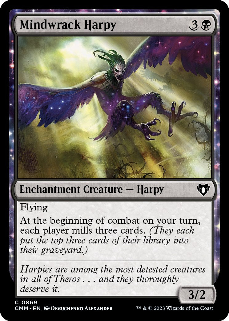 Mindwrack Harpy [Commander Masters] | Black Swamp Games