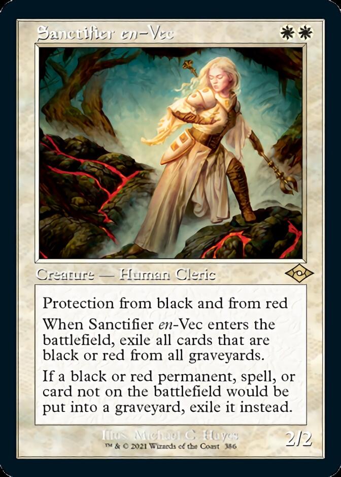 Sanctifier en-Vec (Retro Foil Etched) [Modern Horizons 2] | Black Swamp Games