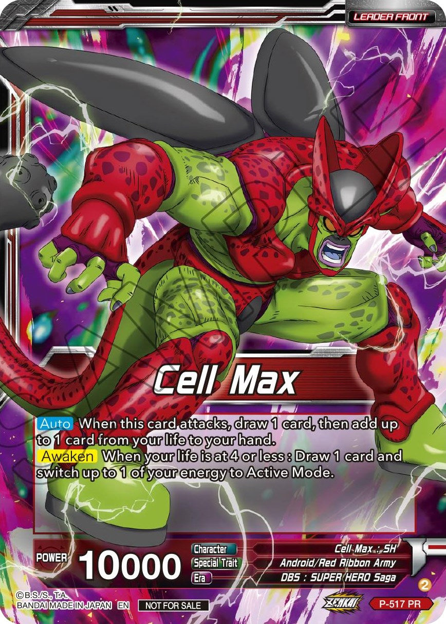 Cell Max // Cell Max, Devouring the Earth (Gold-Stamped) (P-517) [Promotion Cards] | Black Swamp Games