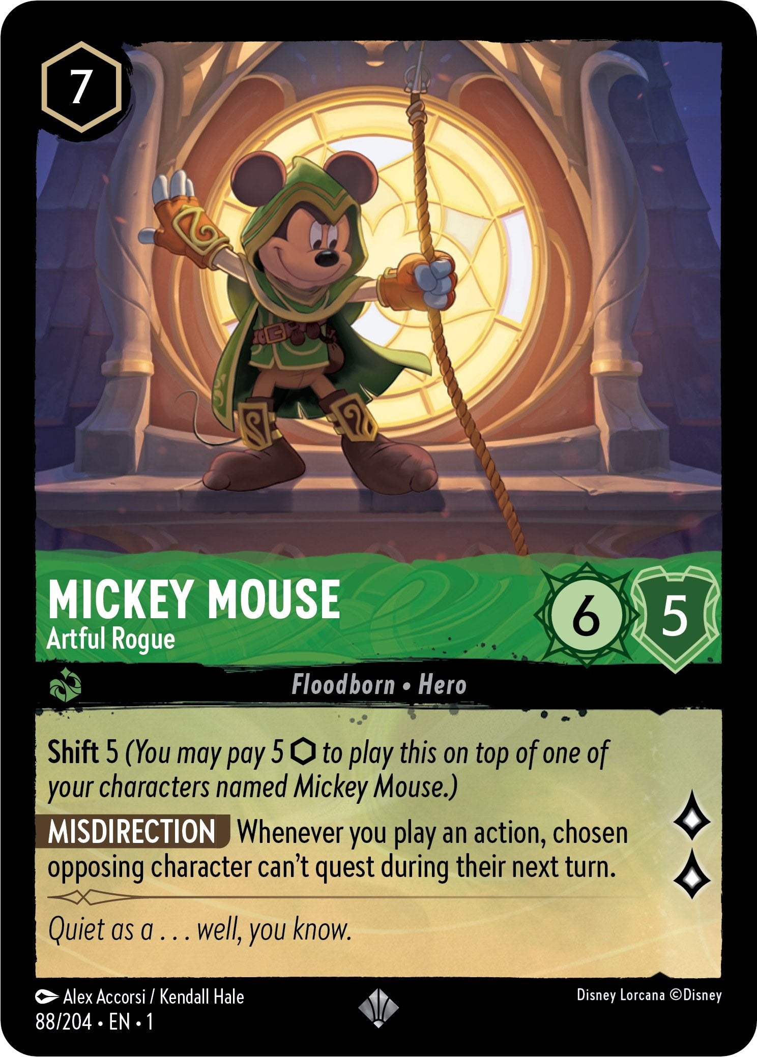 Mickey Mouse - Artful Rogue (88/204) [The First Chapter] | Black Swamp Games