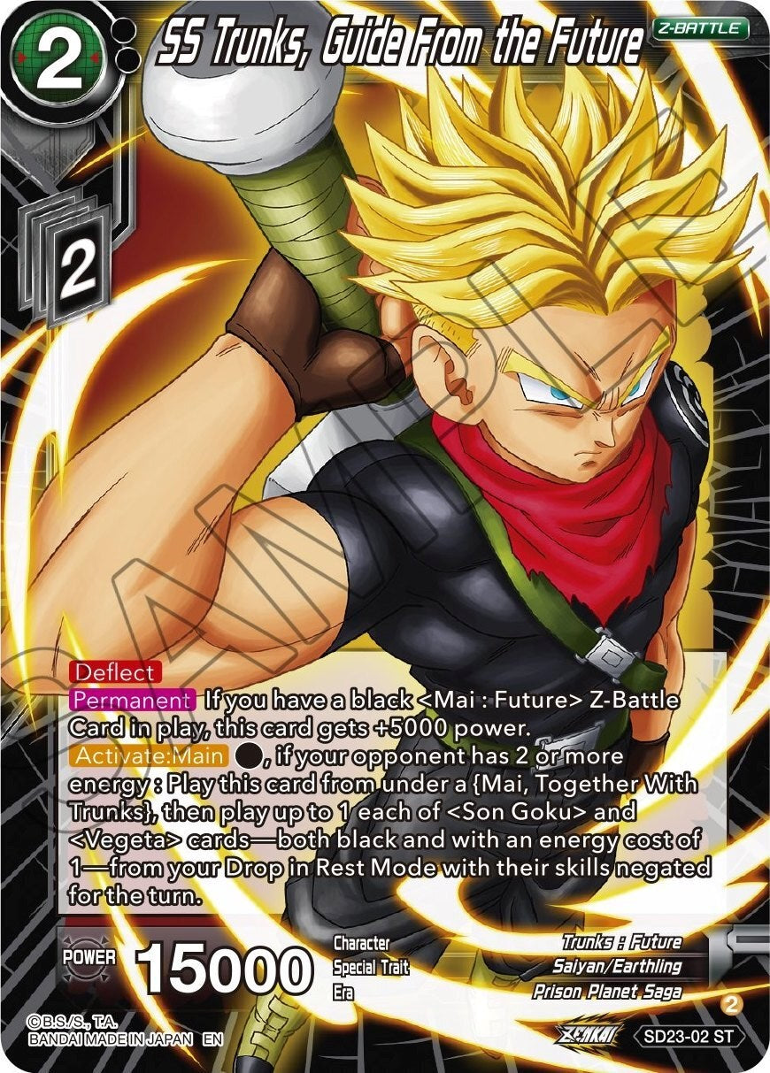 SS Trunks, Guide From the Future (SD23-02) [Critical Blow] | Black Swamp Games