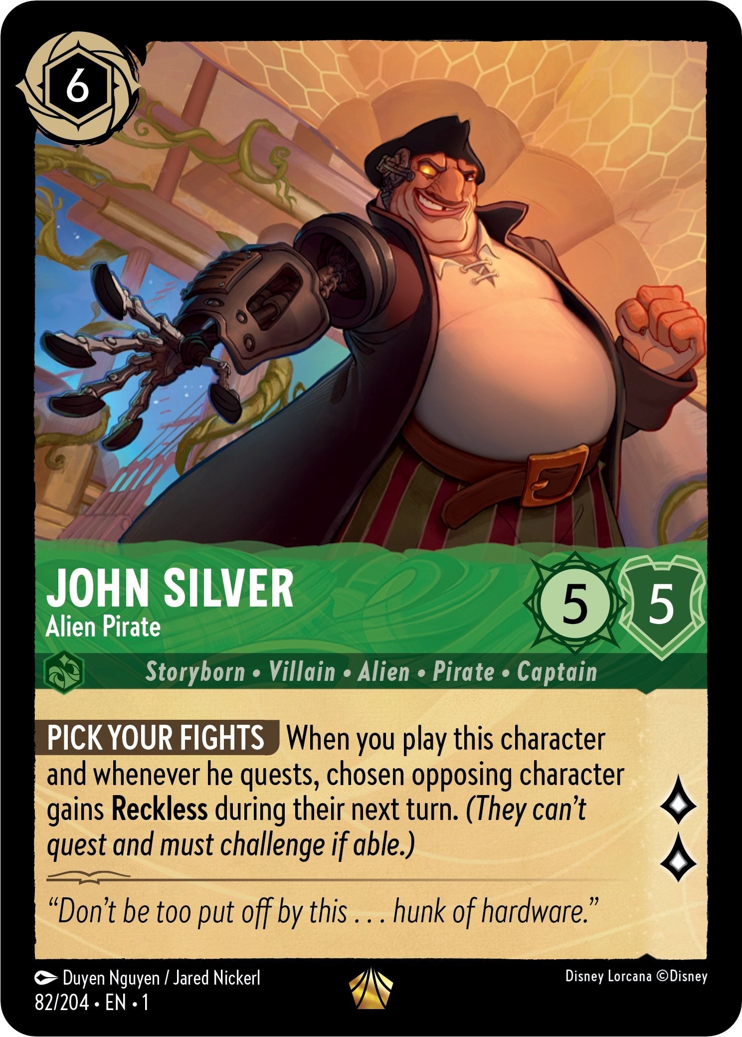 John Silver - Alien Pirate (82/204) [The First Chapter] | Black Swamp Games