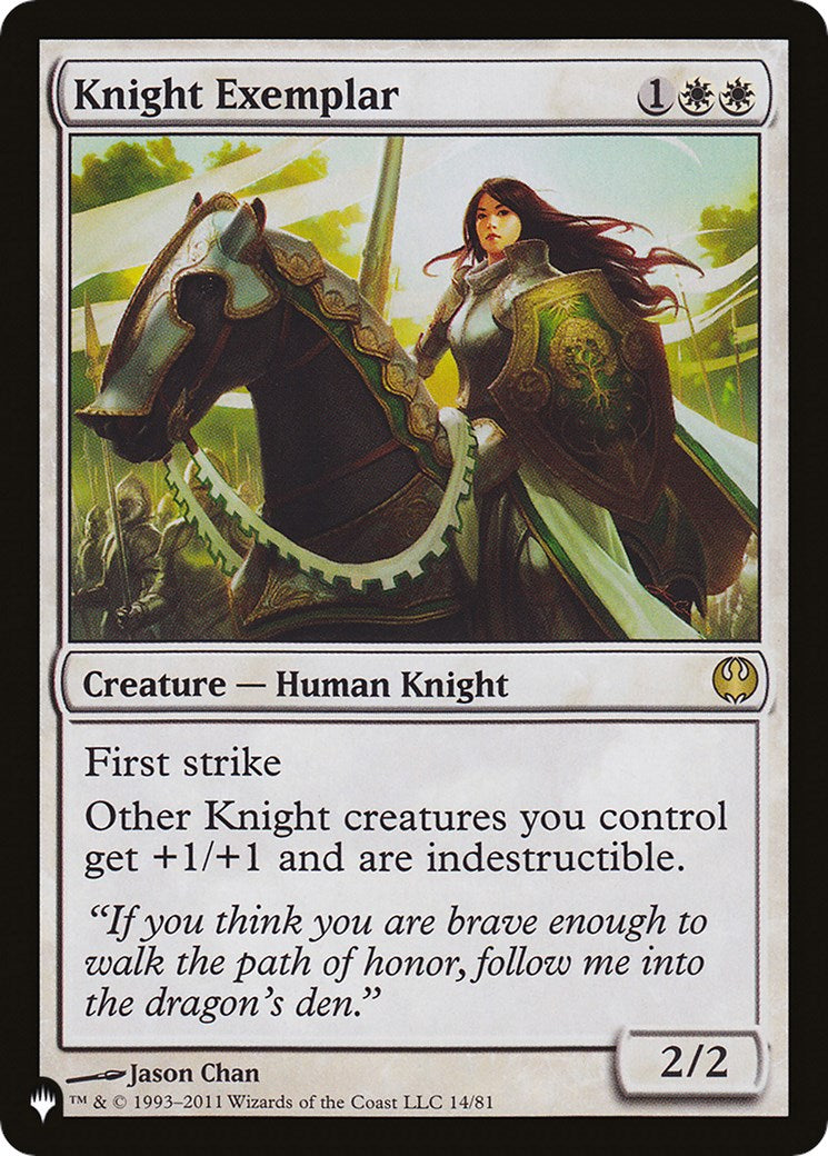 Knight Exemplar (14) [The List] | Black Swamp Games