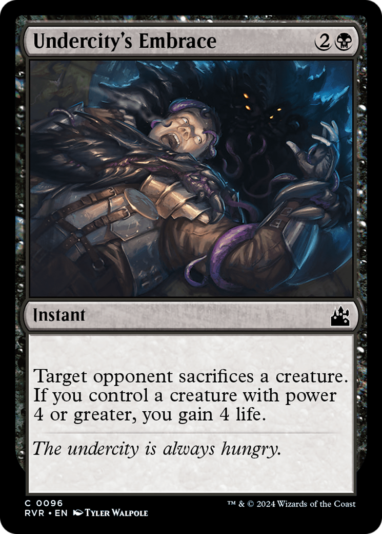 Undercity's Embrace [Ravnica Remastered] | Black Swamp Games