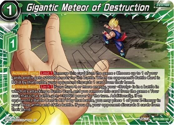 Gigantic Meteor of Destruction (BT22-060) [Critical Blow] | Black Swamp Games