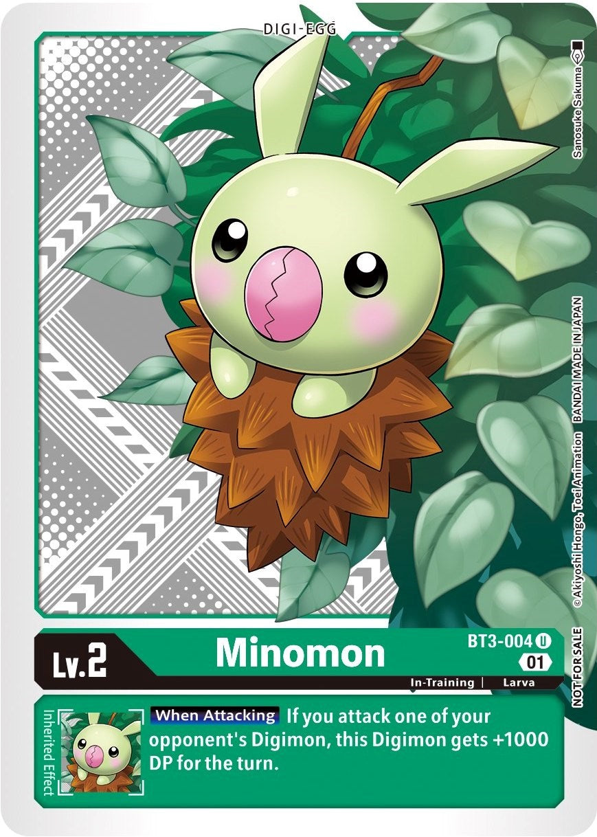 Minomon [BT3-004] (Winner Pack Xros Encounter) [Release Special Booster Promos] | Black Swamp Games