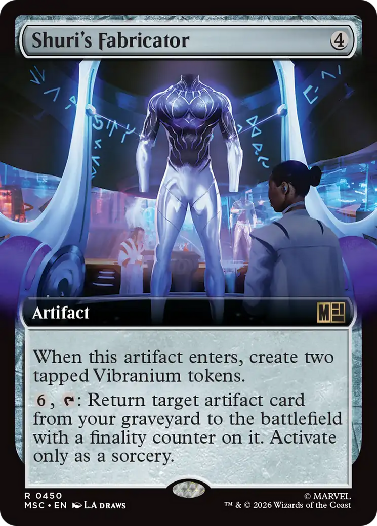 Shuri's Fabricator (Extended Art) [Marvel Super Heroes Commander] | Black Swamp Games