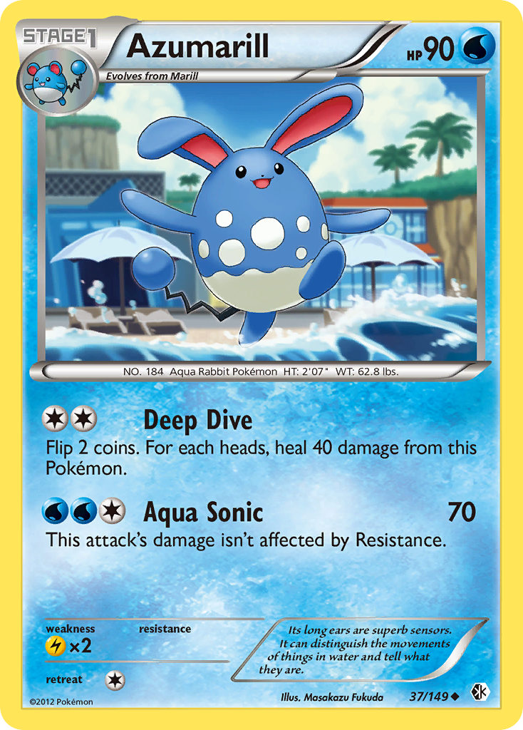 Azumarill (37/149) [Black & White: Boundaries Crossed] | Black Swamp Games