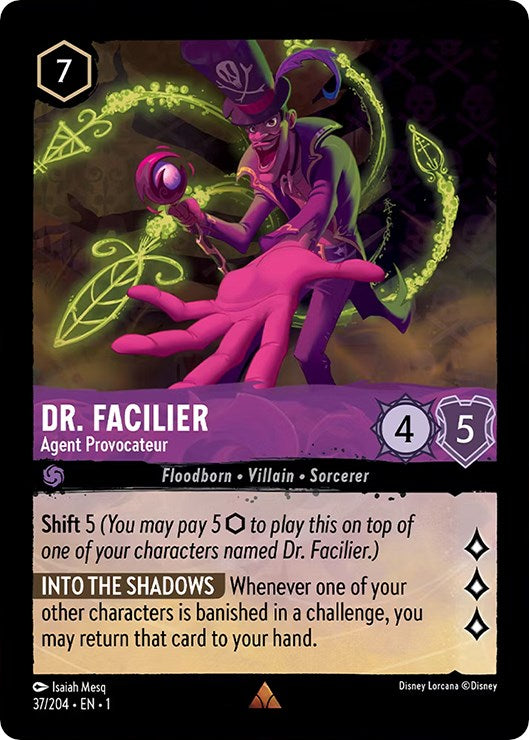 Dr. Facilier - Agent Provocateur (37/204) [The First Chapter] | Black Swamp Games