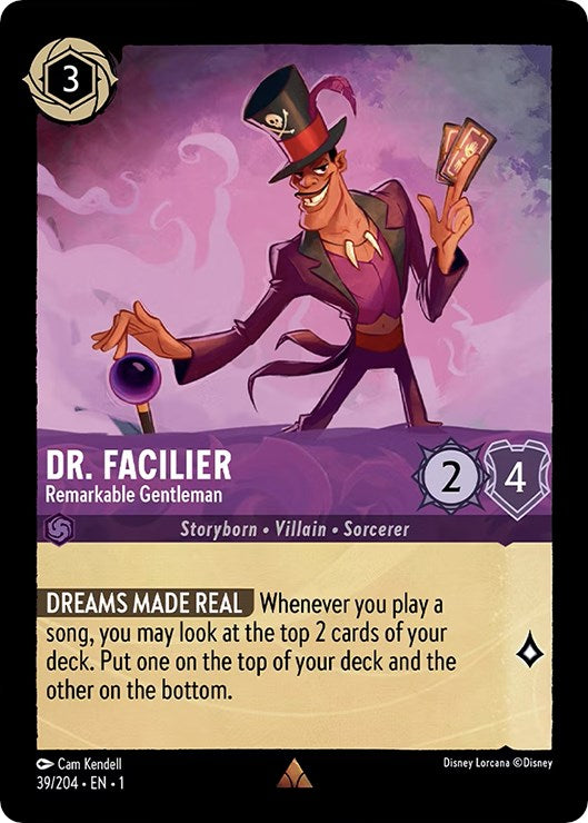 Dr. Facilier - Remarkable Gentleman (39/204) [The First Chapter] | Black Swamp Games