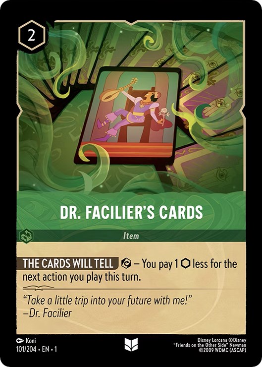 Dr. Facilier's Cards (101/204) [The First Chapter] | Black Swamp Games