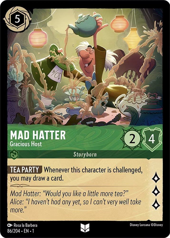 Mad Hatter - Gracious Host (86/204) [The First Chapter] | Black Swamp Games