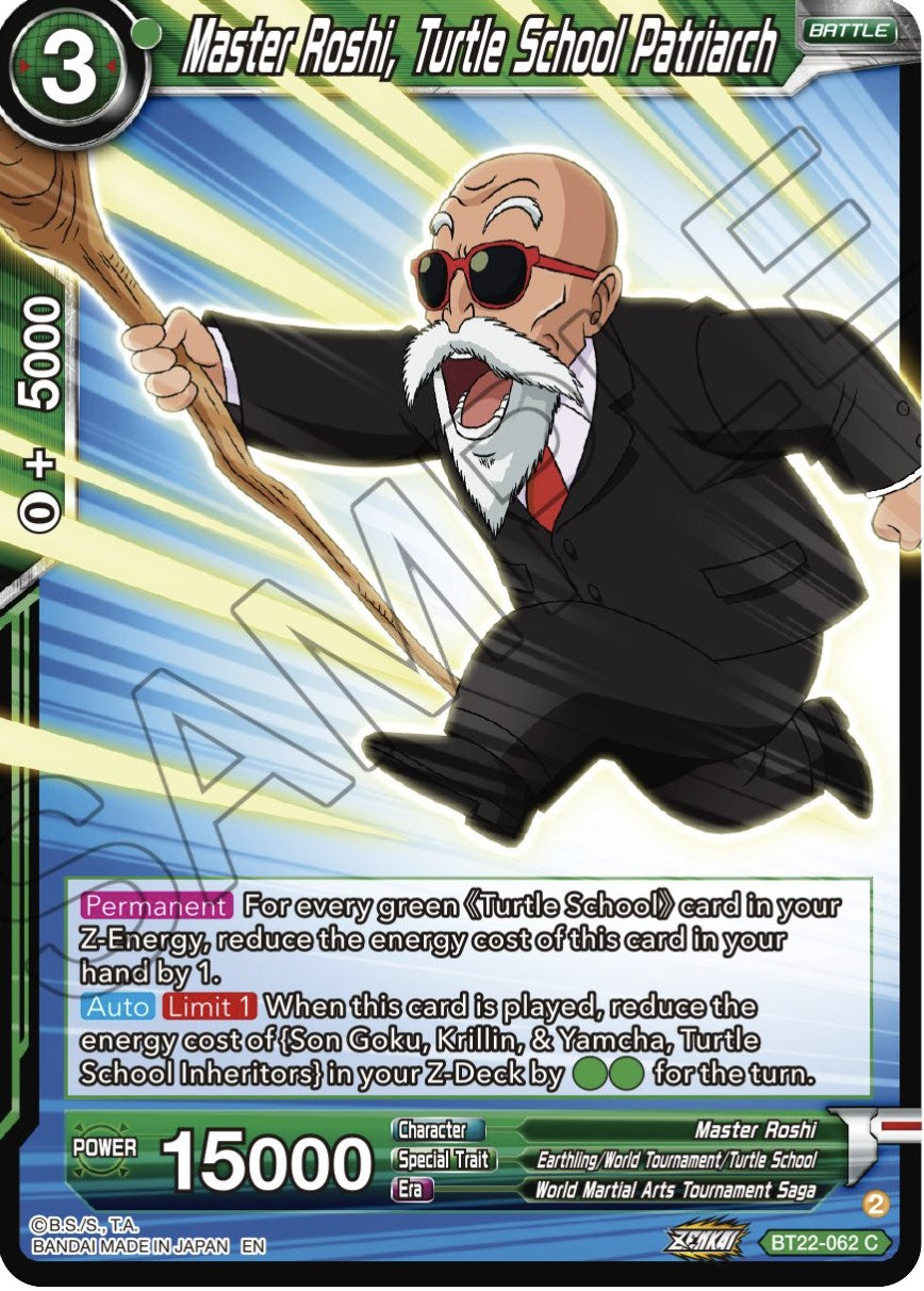 Master Roshi, Turtle school Patriarch (BT22-062) [Critical Blow] | Black Swamp Games