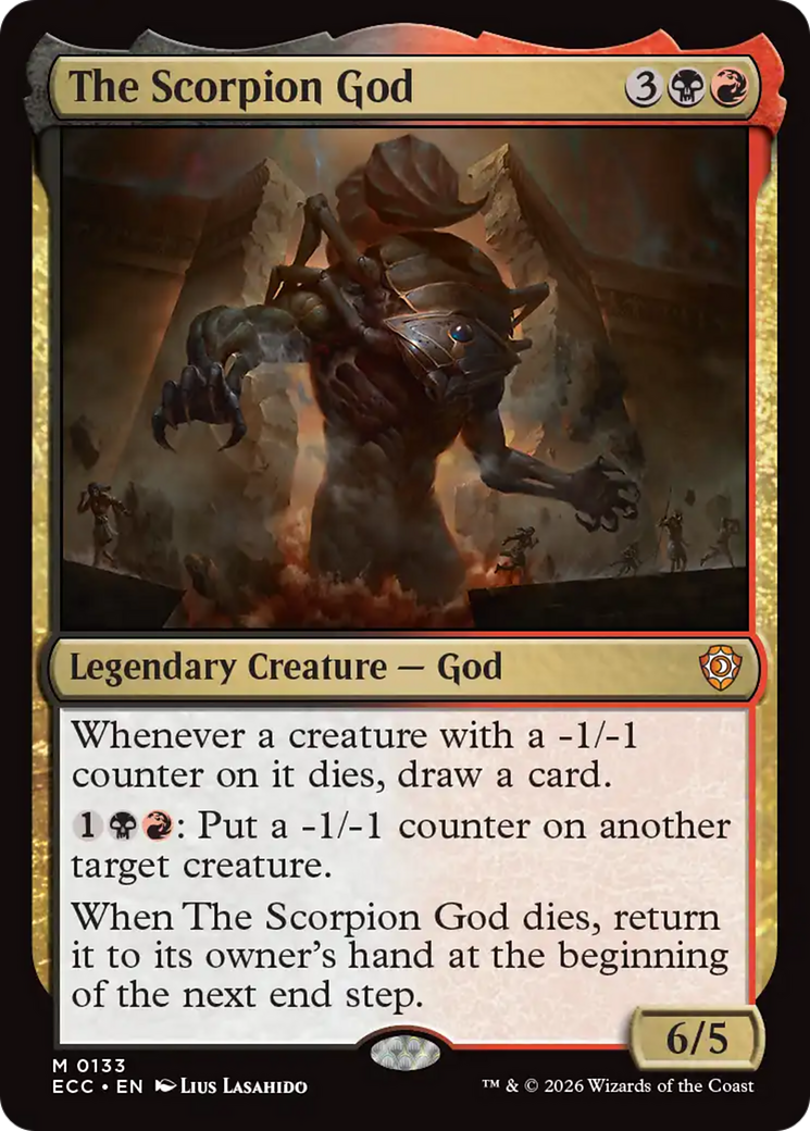 The Scorpion God [Lorwyn Eclipsed Commander] | Black Swamp Games