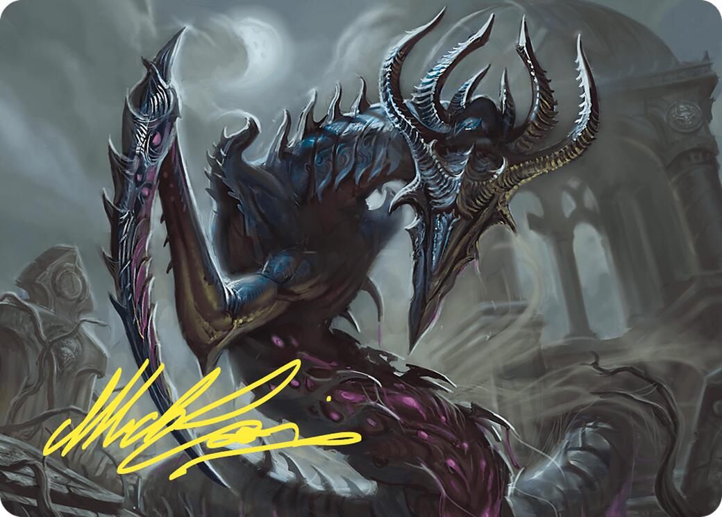 Crypt Sliver Art Card (Gold-Stamped Signature) [Commander Masters Art Series] | Black Swamp Games